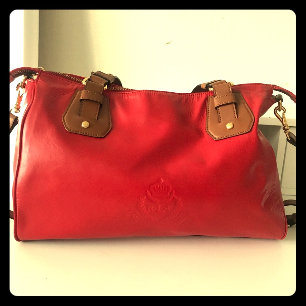 Ralph Lauren leather satchel
